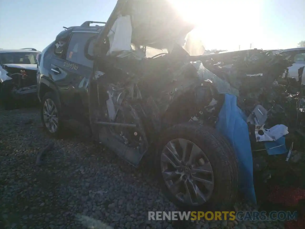 1 Photograph of a damaged car JTMY1RFV1LD522236 TOYOTA RAV4 2020