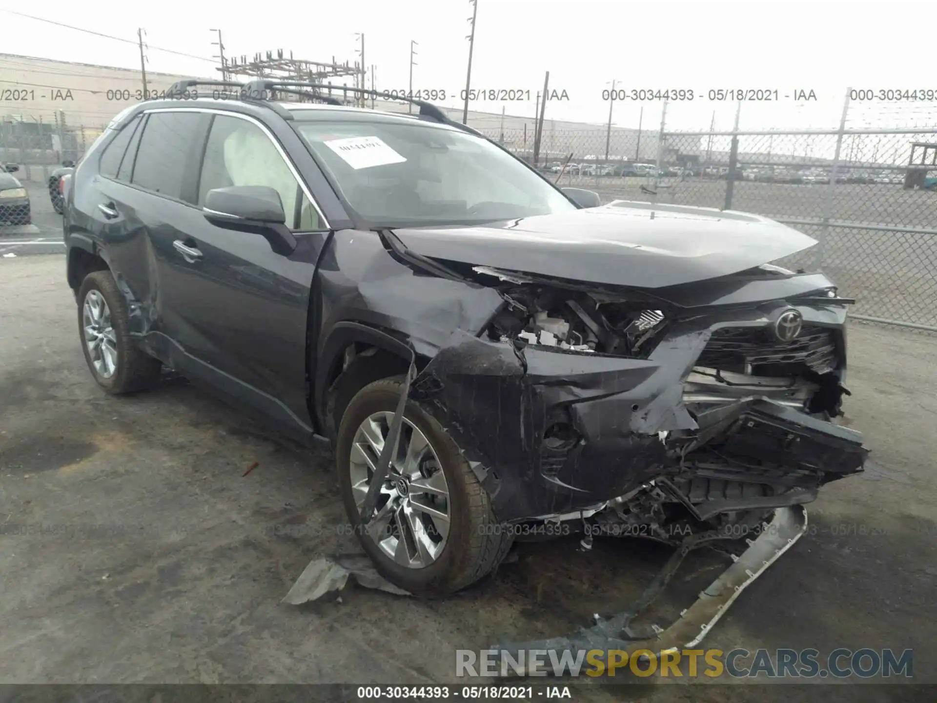 1 Photograph of a damaged car JTMY1RFV2LD059278 TOYOTA RAV4 2020