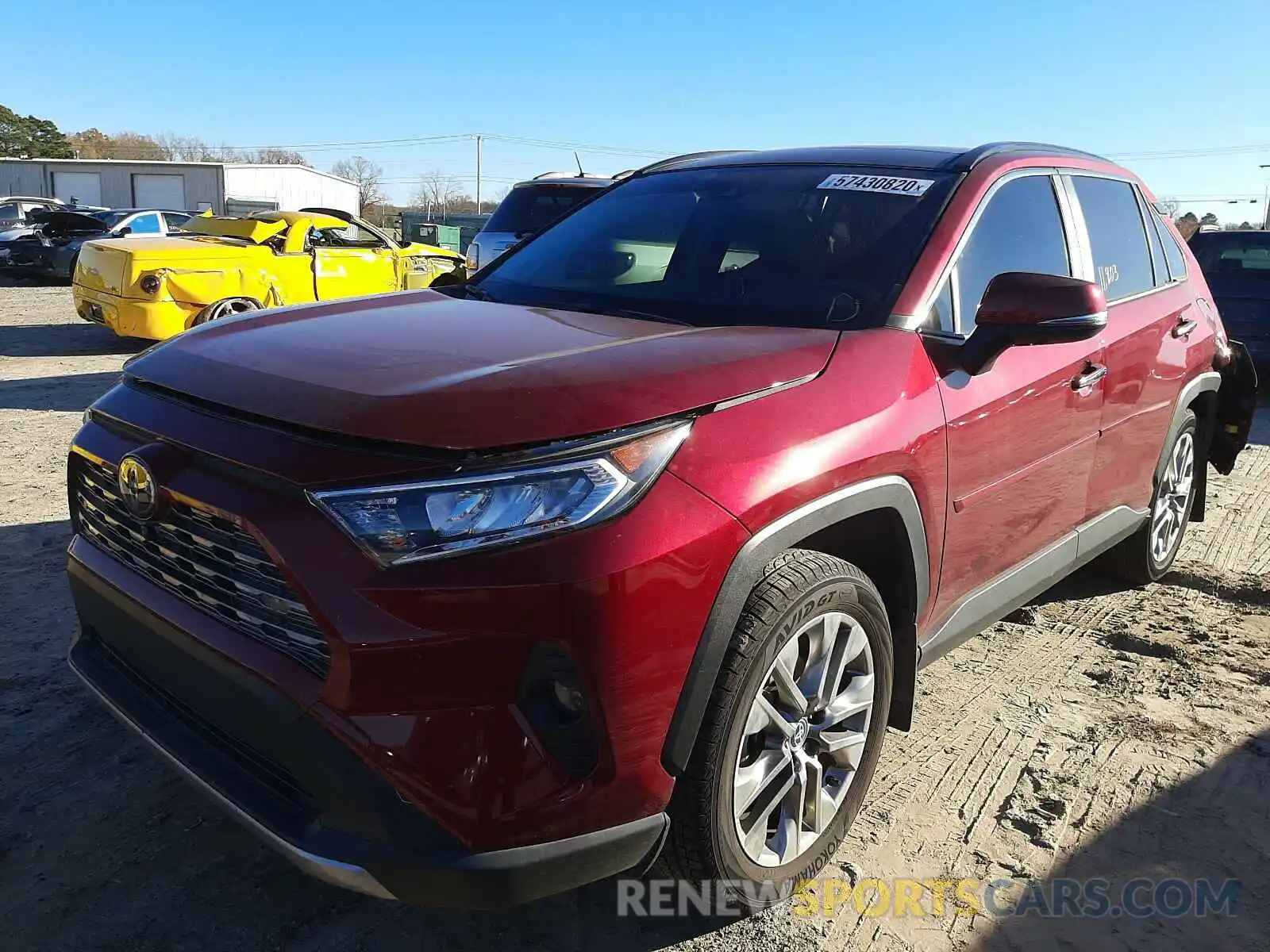 2 Photograph of a damaged car JTMY1RFV2LD519622 TOYOTA RAV4 2020