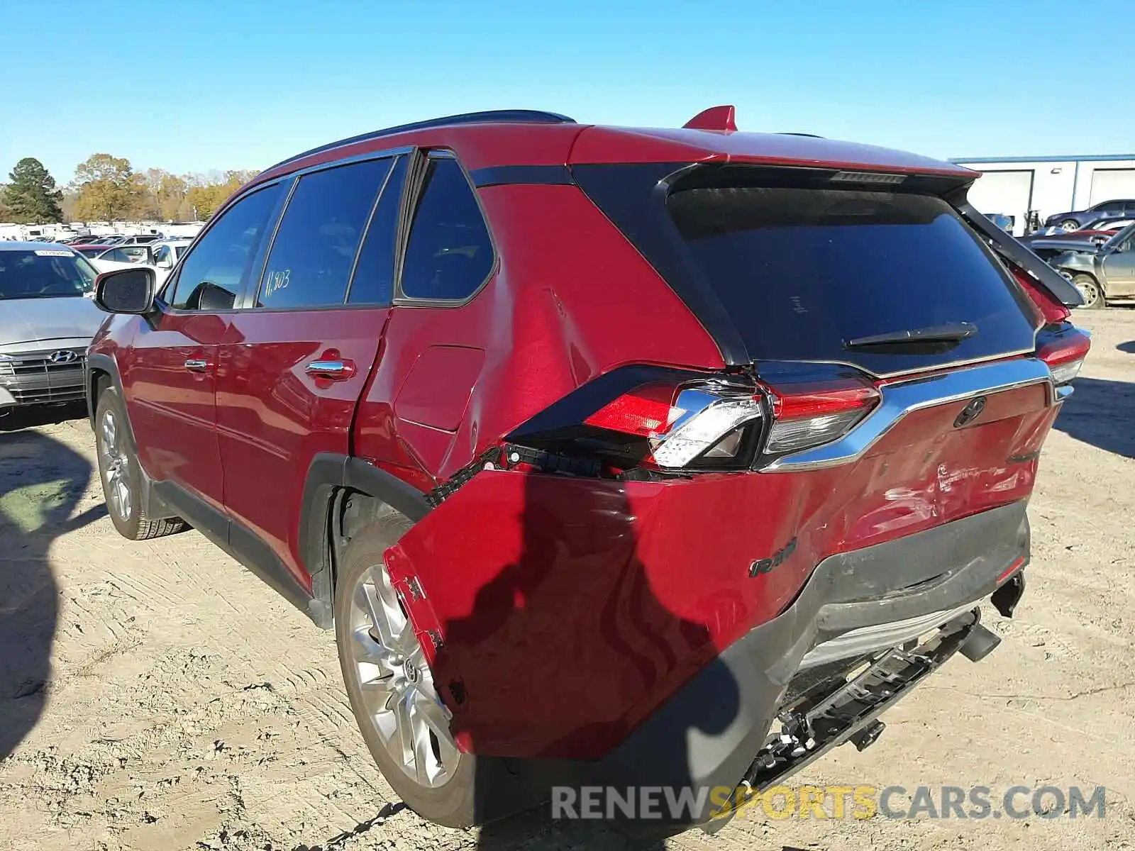 3 Photograph of a damaged car JTMY1RFV2LD519622 TOYOTA RAV4 2020