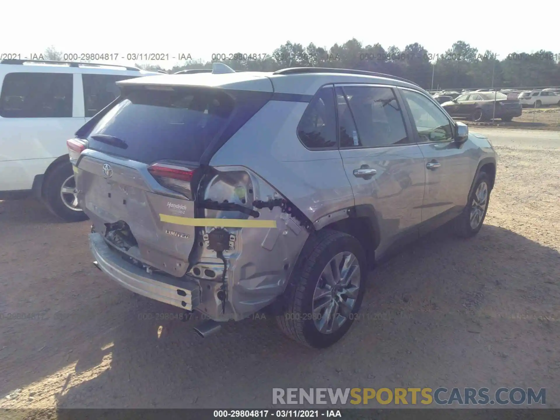 4 Photograph of a damaged car JTMY1RFV2LD521614 TOYOTA RAV4 2020
