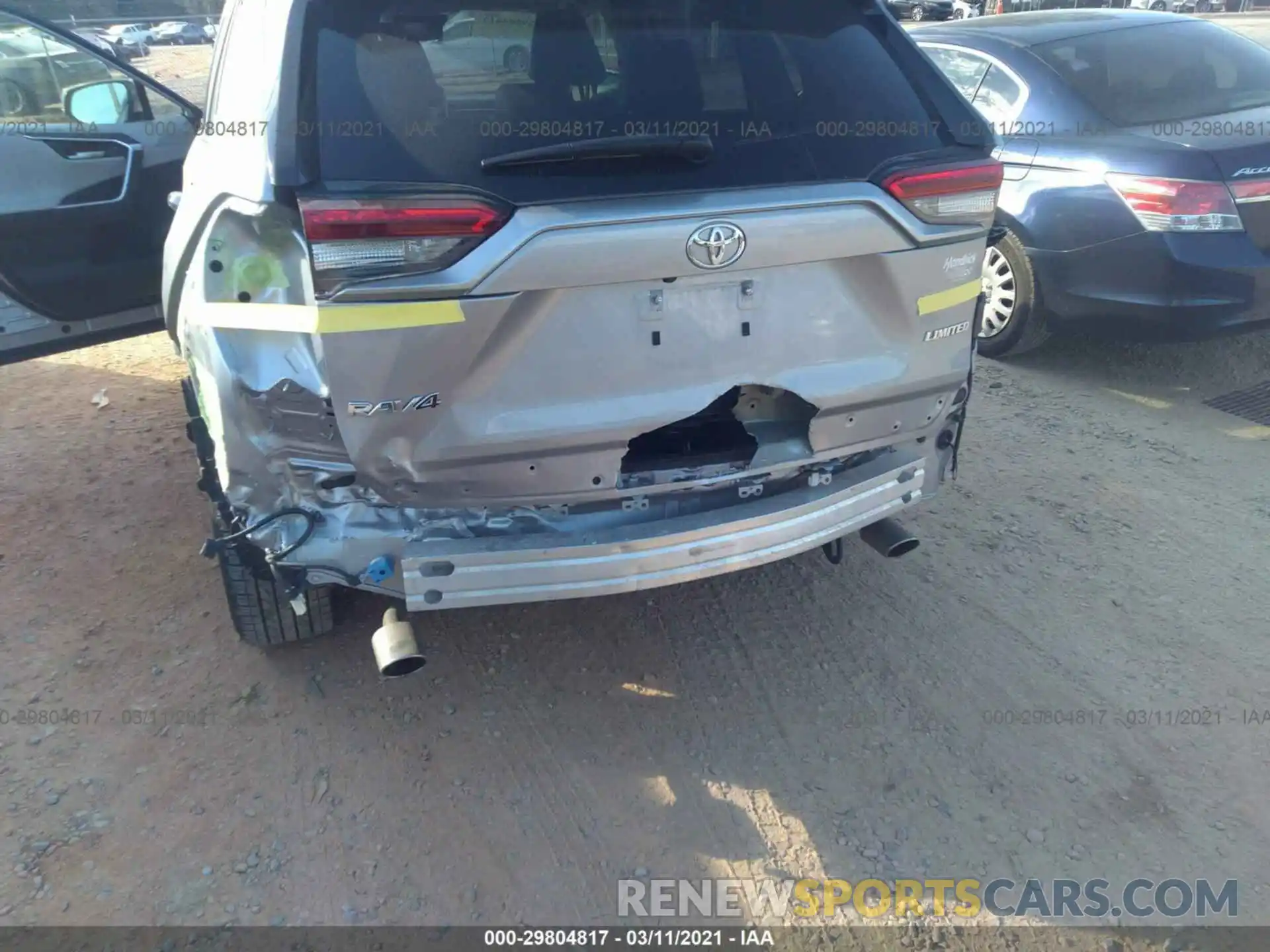 6 Фотография поврежденного автомобиля JTMY1RFV2LD521614 TOYOTA RAV4 2020
