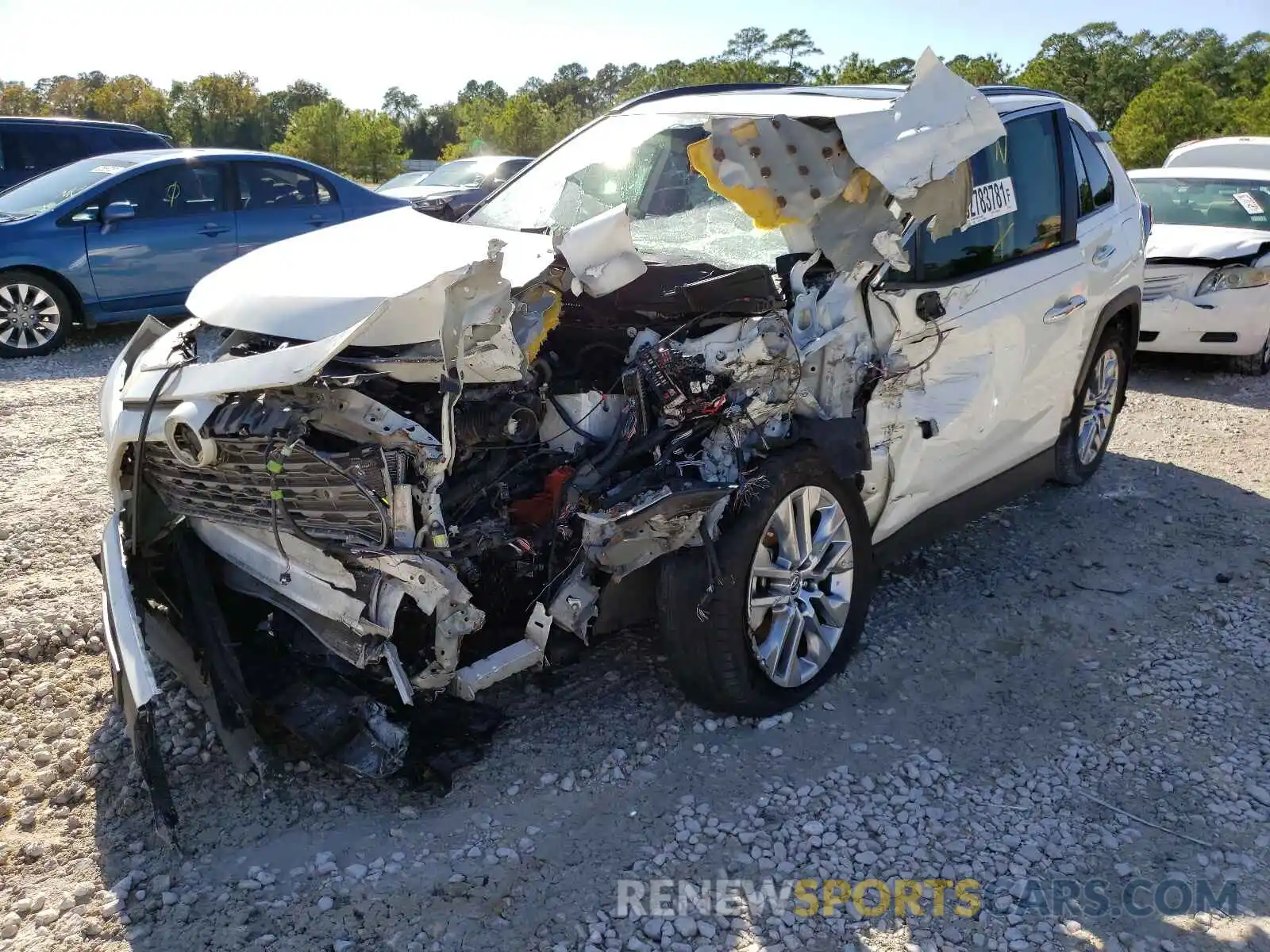 2 Photograph of a damaged car JTMY1RFV3LD043767 TOYOTA RAV4 2020