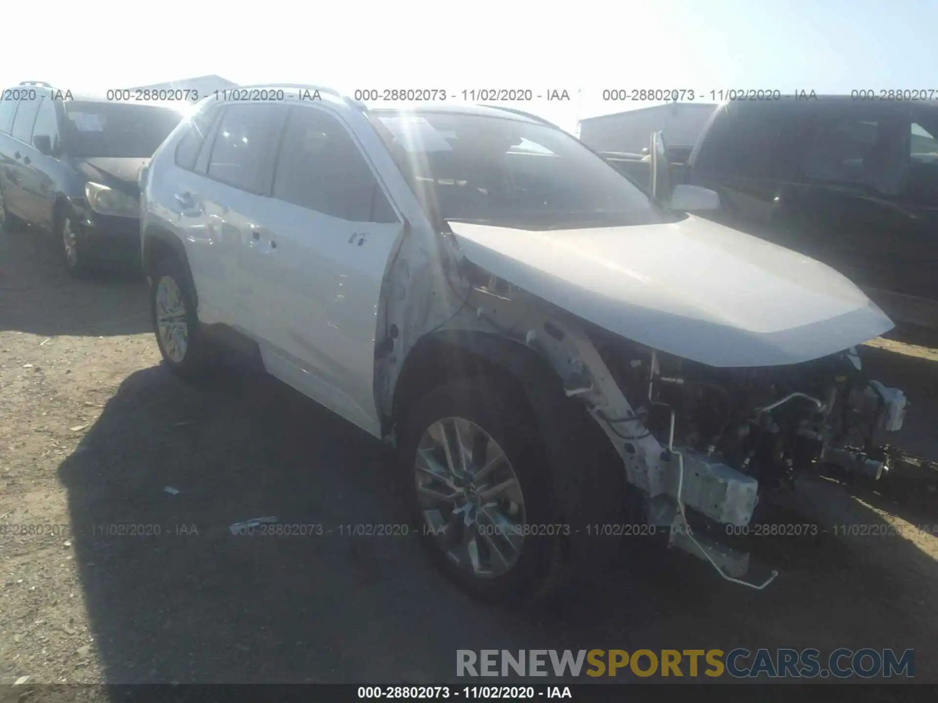 1 Photograph of a damaged car JTMY1RFV4LD520903 TOYOTA RAV4 2020