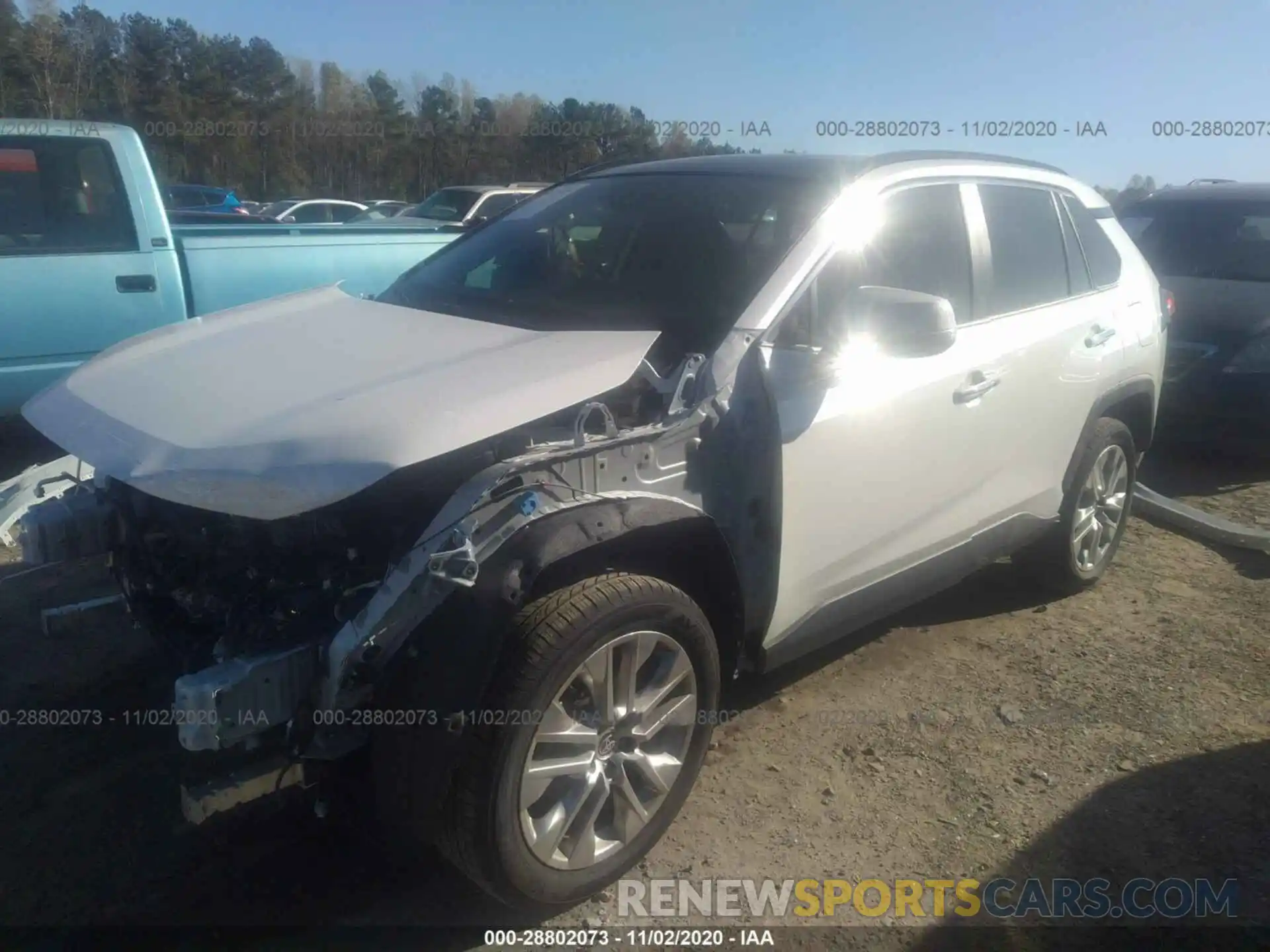 2 Photograph of a damaged car JTMY1RFV4LD520903 TOYOTA RAV4 2020