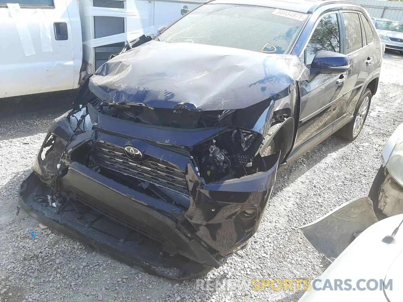 2 Photograph of a damaged car JTMY1RFV4LD522361 TOYOTA RAV4 2020