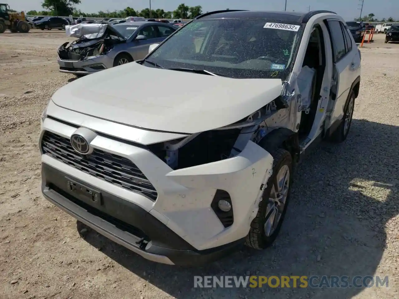 2 Photograph of a damaged car JTMY1RFV4LJ022427 TOYOTA RAV4 2020