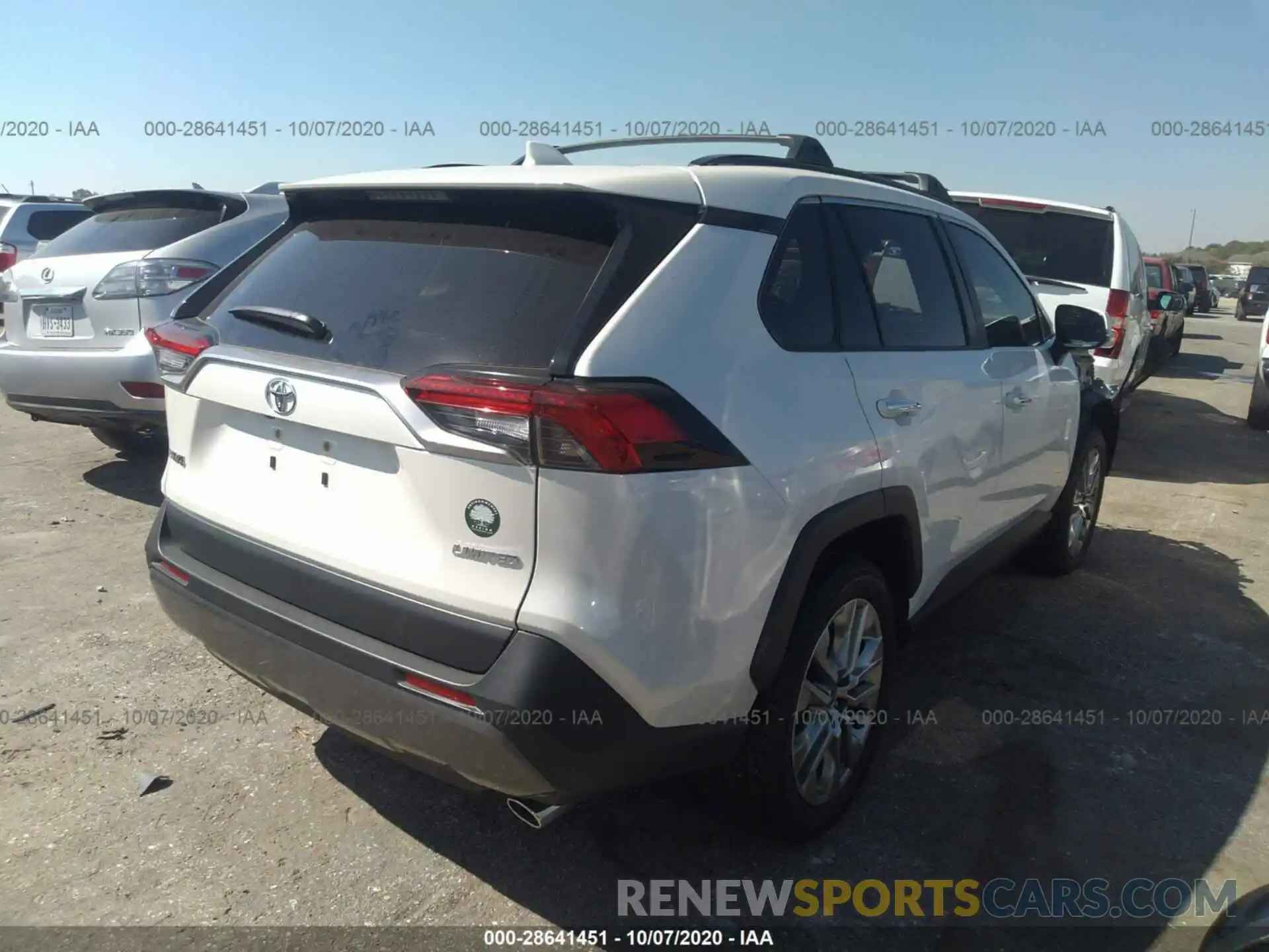 4 Фотография поврежденного автомобиля JTMY1RFV5LD047996 TOYOTA RAV4 2020