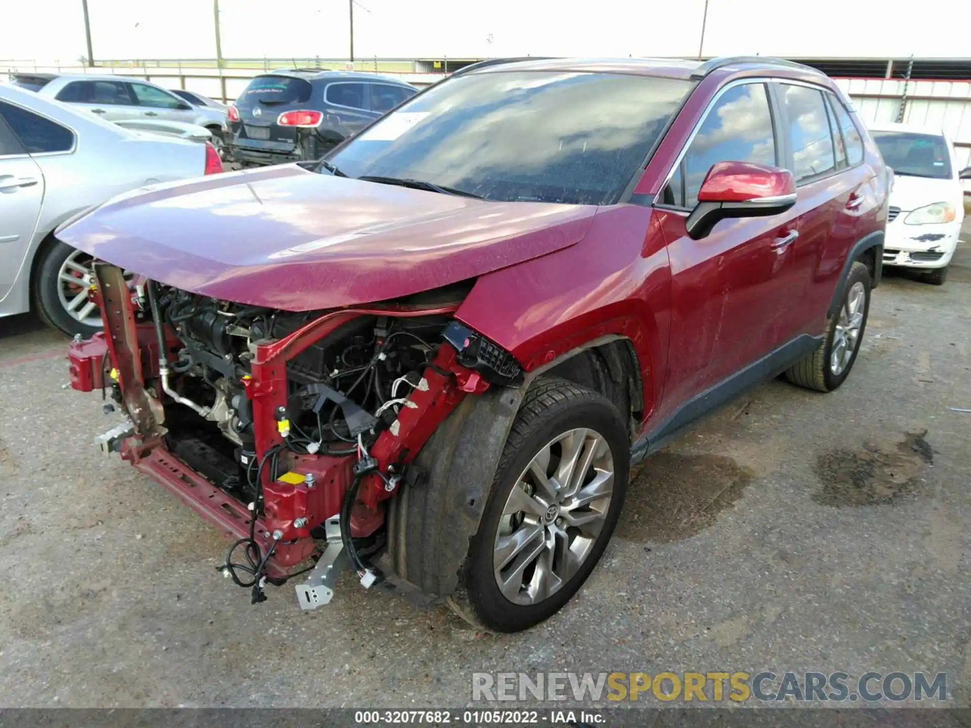 2 Photograph of a damaged car JTMY1RFV5LD519033 TOYOTA RAV4 2020