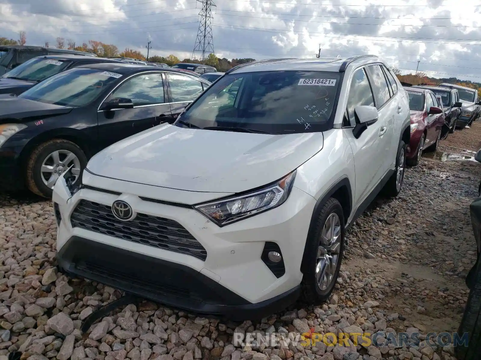 2 Фотография поврежденного автомобиля JTMY1RFV6LD520773 TOYOTA RAV4 2020