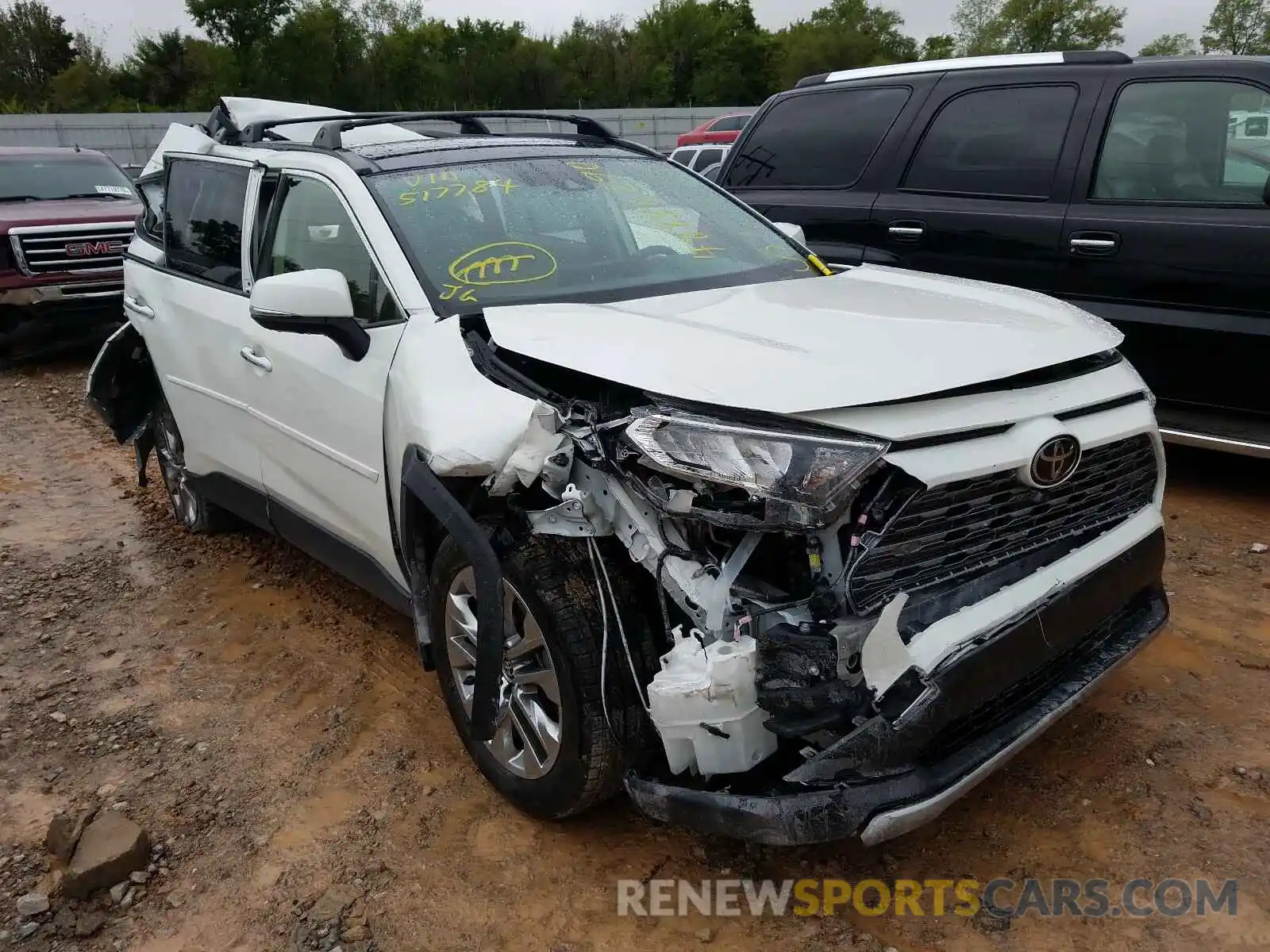 1 Photograph of a damaged car JTMY1RFV7LD517784 TOYOTA RAV4 2020