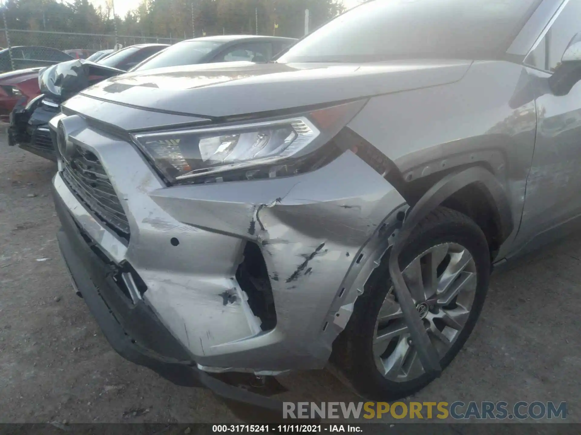 6 Photograph of a damaged car JTMY1RFV7LD519700 TOYOTA RAV4 2020