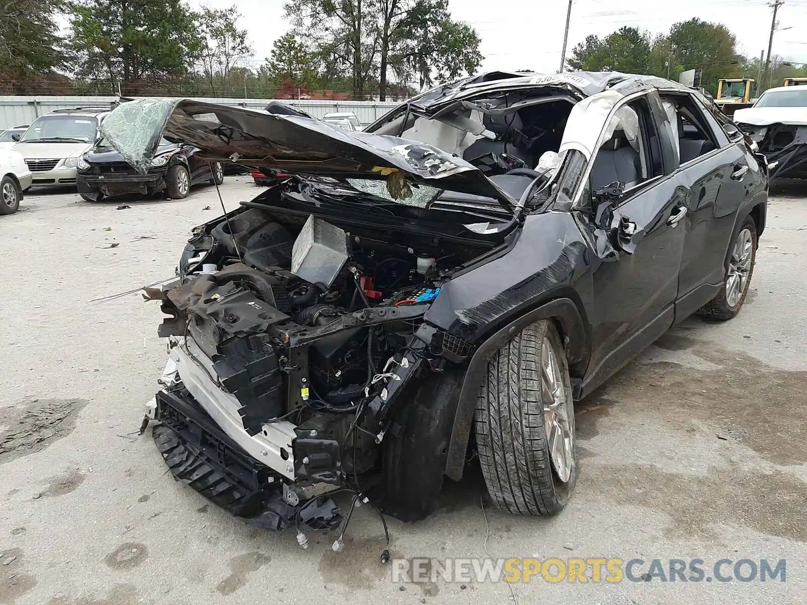 2 Photograph of a damaged car JTMY1RFV8LD517955 TOYOTA RAV4 2020