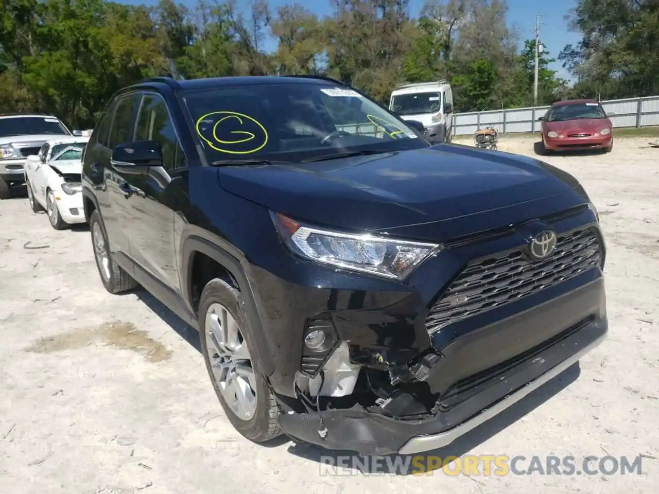 1 Photograph of a damaged car JTMY1RFV9LD046091 TOYOTA RAV4 2020