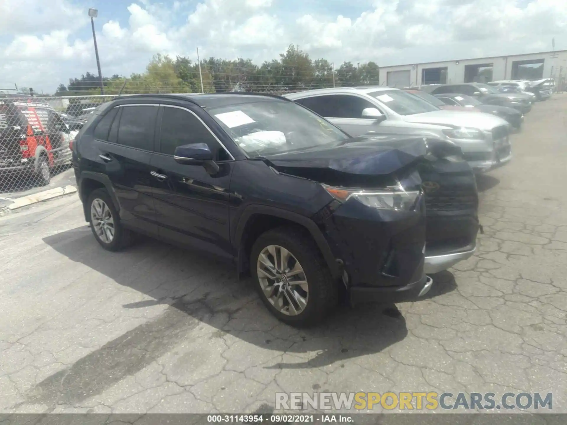 1 Photograph of a damaged car JTMY1RFV9LD048388 TOYOTA RAV4 2020