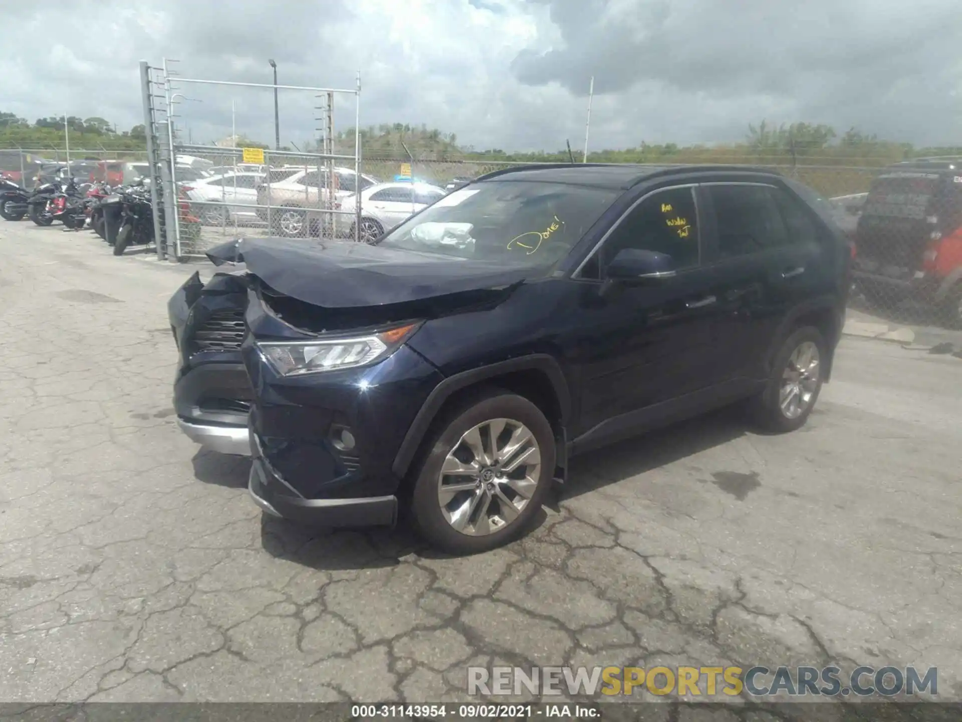 2 Photograph of a damaged car JTMY1RFV9LD048388 TOYOTA RAV4 2020