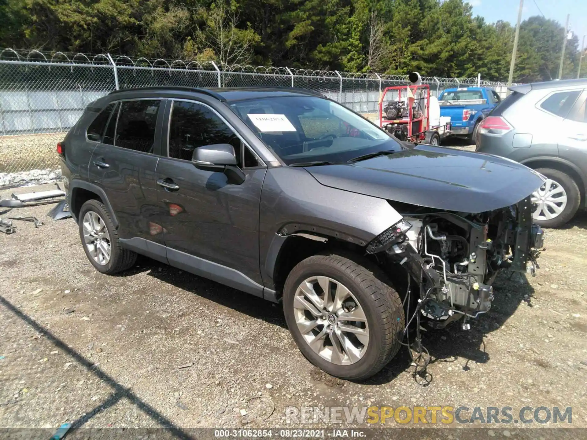 1 Photograph of a damaged car JTMY1RFVXLD047735 TOYOTA RAV4 2020