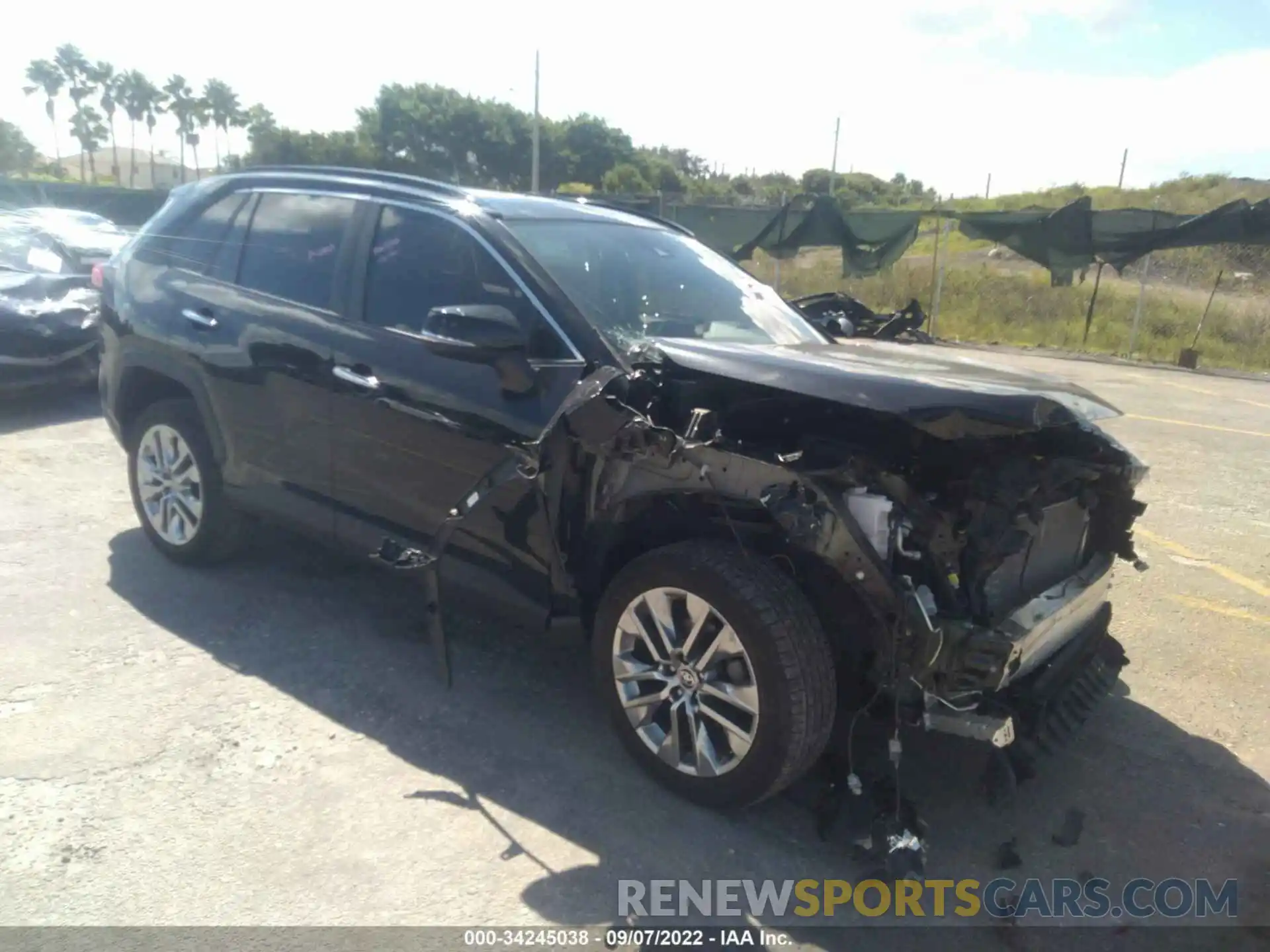 1 Photograph of a damaged car JTMY1RFVXLD054958 TOYOTA RAV4 2020