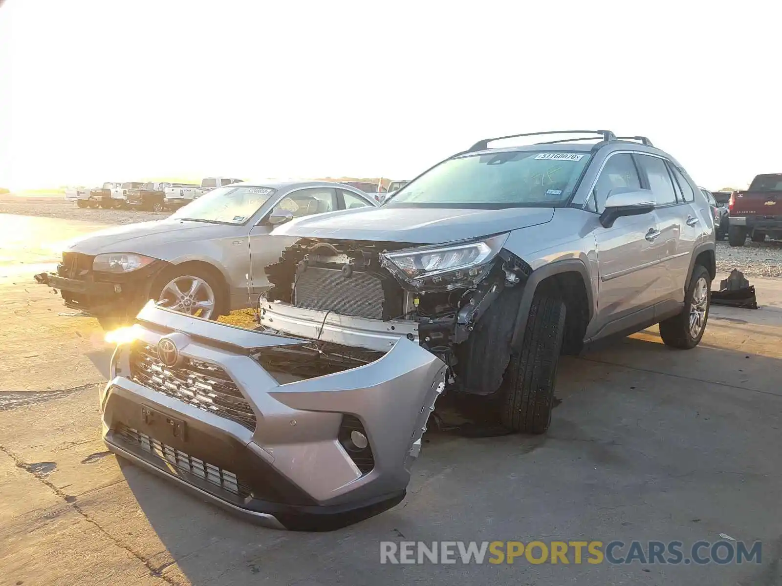 2 Photograph of a damaged car JTMY1RFVXLD520386 TOYOTA RAV4 2020