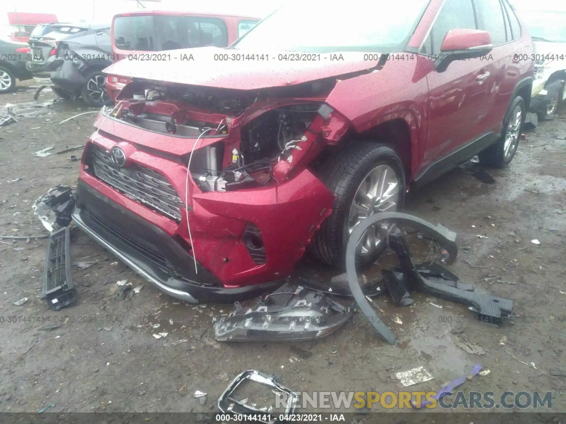 2 Photograph of a damaged car JTMY1RFVXLD522168 TOYOTA RAV4 2020