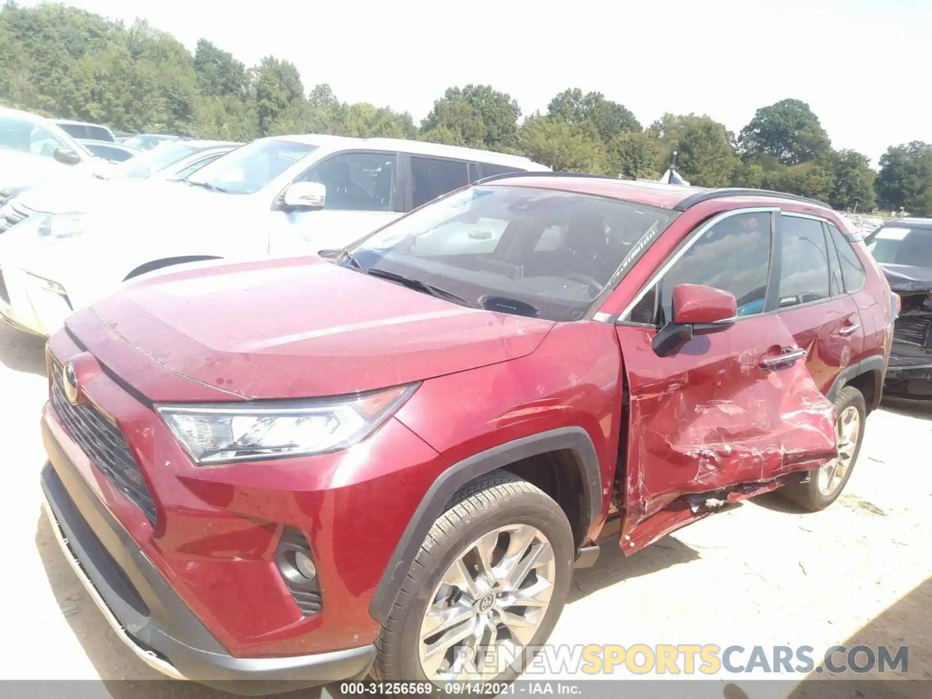 2 Photograph of a damaged car JTMY1RFVXLJ018253 TOYOTA RAV4 2020