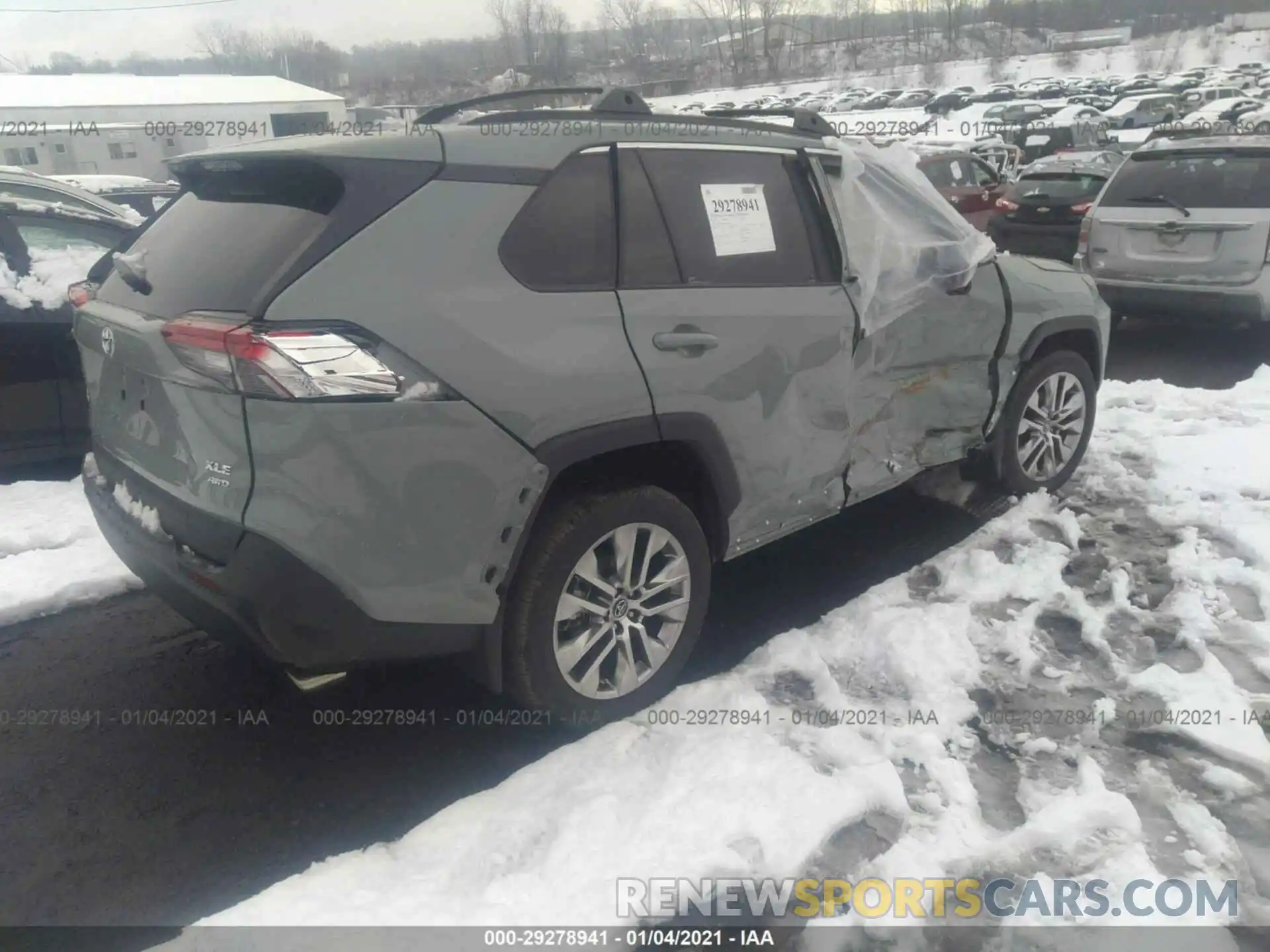 4 Фотография поврежденного автомобиля 2T3A1RFV0MC143560 TOYOTA RAV4 2021