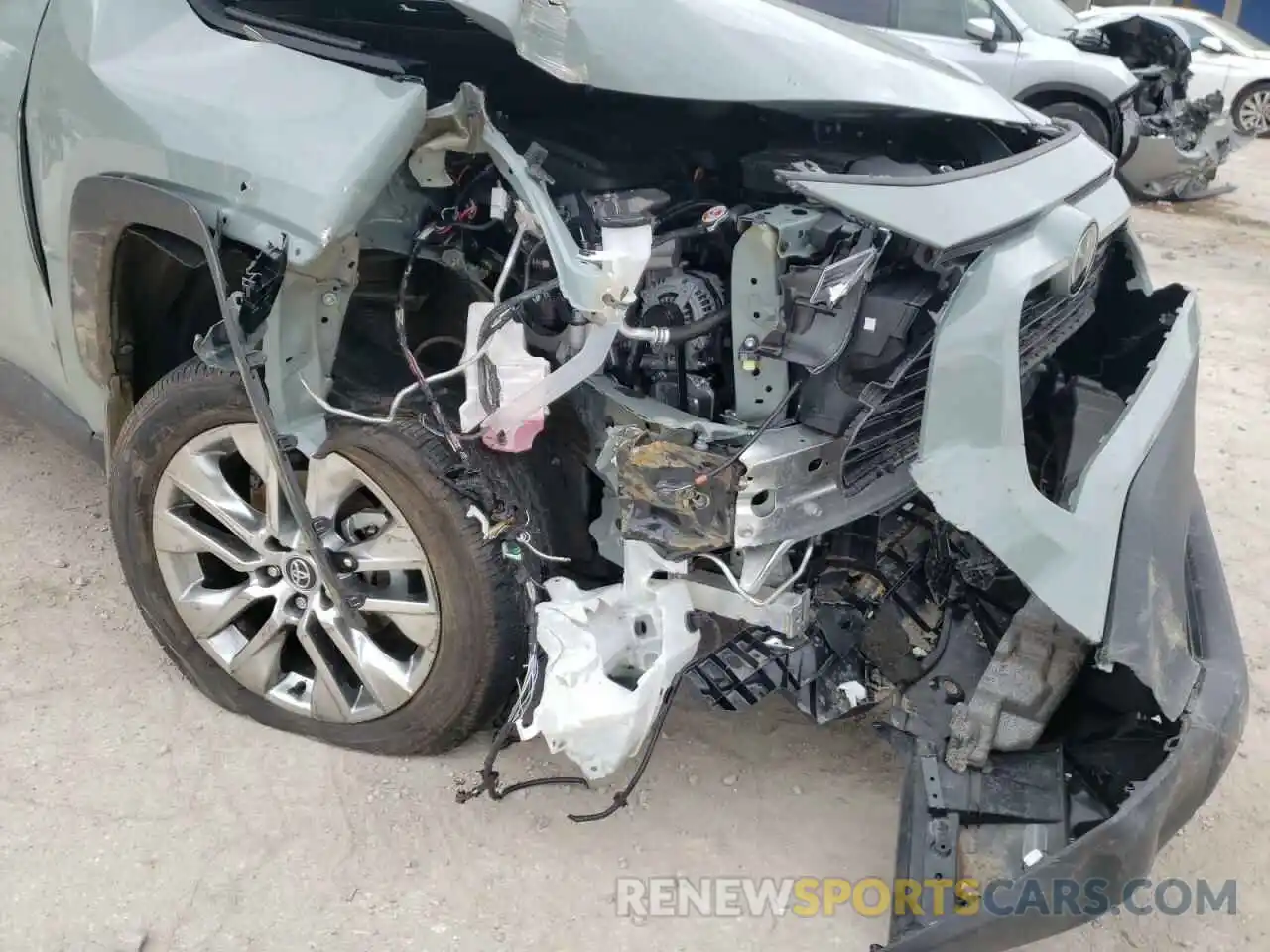 9 Фотография поврежденного автомобиля 2T3A1RFV0MW161765 TOYOTA RAV4 2021