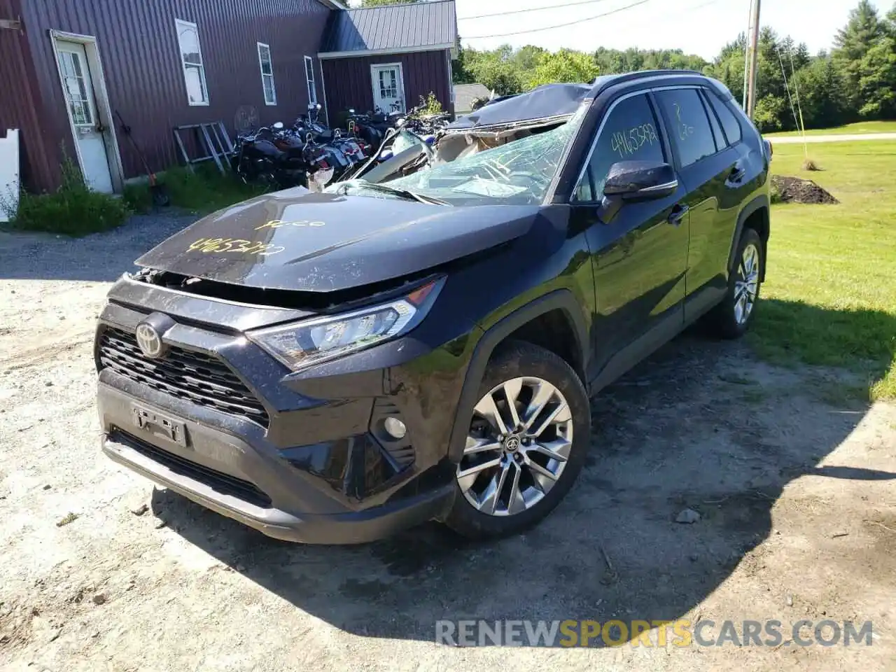 2 Фотография поврежденного автомобиля 2T3A1RFV1MC223384 TOYOTA RAV4 2021