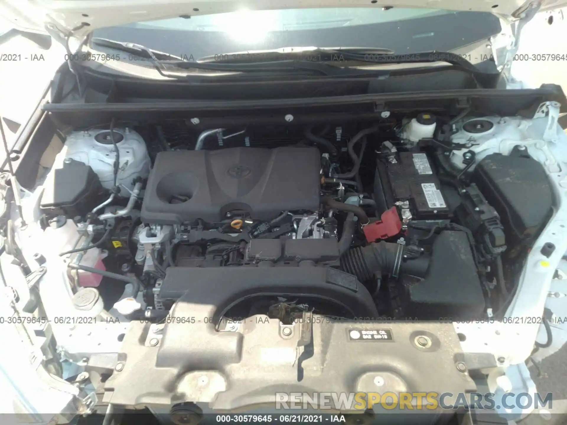 10 Фотография поврежденного автомобиля 2T3A1RFV1MW148068 TOYOTA RAV4 2021