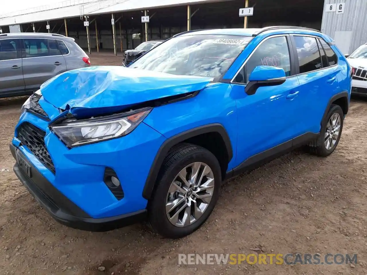 2 Photograph of a damaged car 2T3A1RFV1MW175125 TOYOTA RAV4 2021