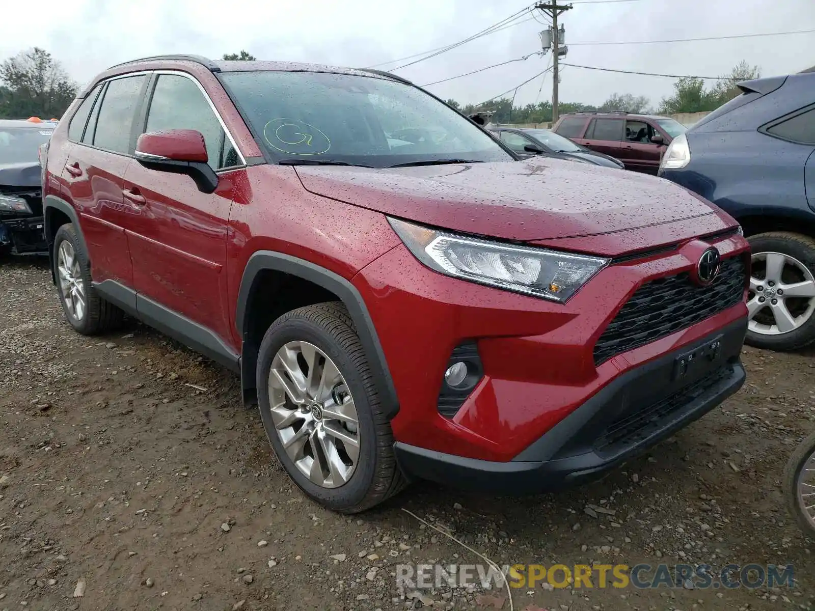 1 Photograph of a damaged car 2T3A1RFV1MW188635 TOYOTA RAV4 2021