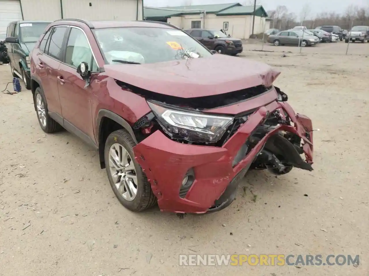 1 Photograph of a damaged car 2T3A1RFV1MW220757 TOYOTA RAV4 2021