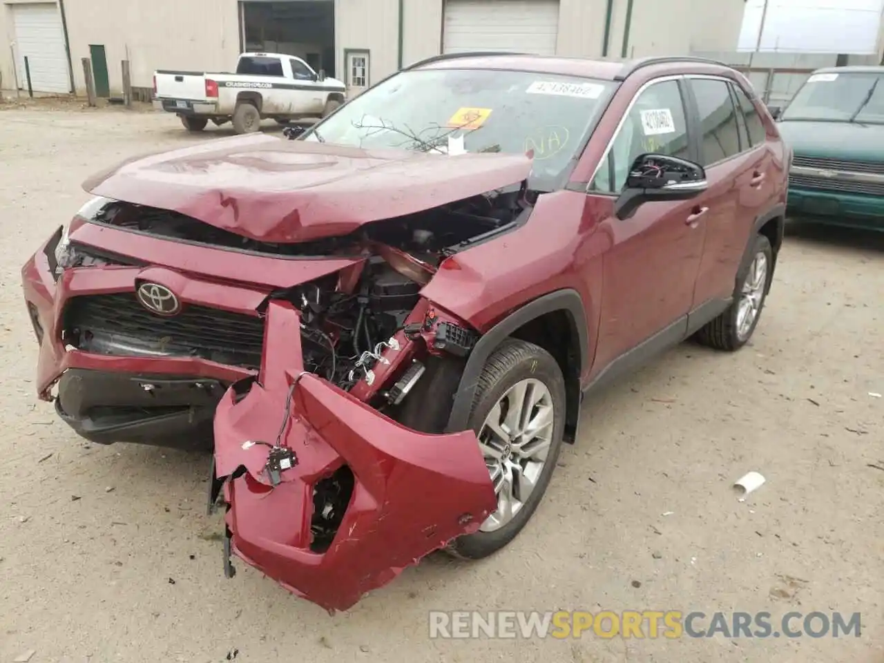 2 Photograph of a damaged car 2T3A1RFV1MW220757 TOYOTA RAV4 2021