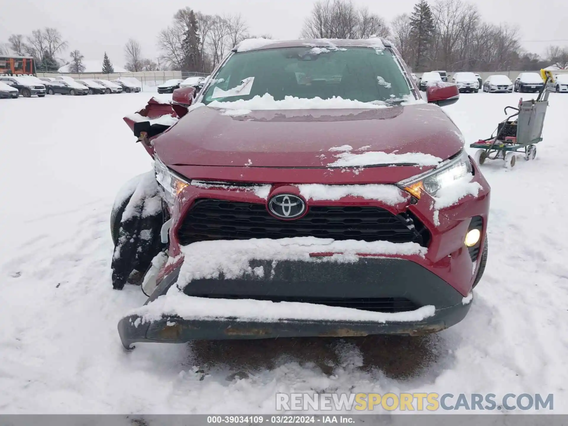 12 Photograph of a damaged car 2T3A1RFV1MW226199 TOYOTA RAV4 2021