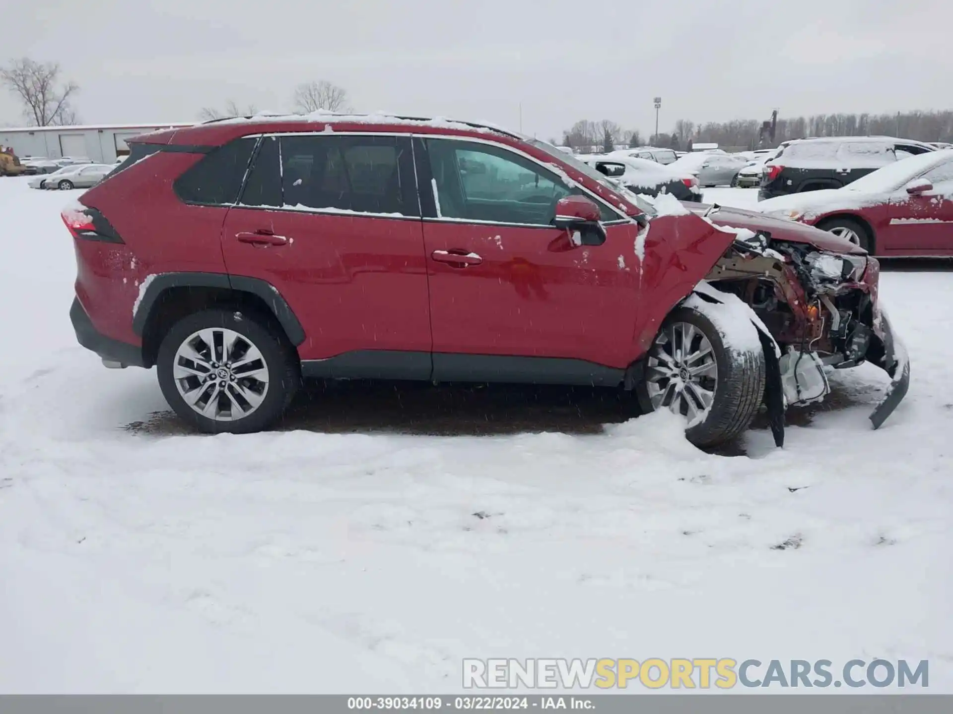 13 Photograph of a damaged car 2T3A1RFV1MW226199 TOYOTA RAV4 2021