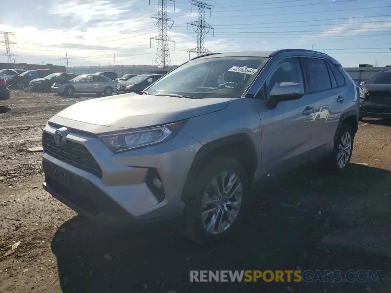 1 Photograph of a damaged car 2T3A1RFV2MC170727 TOYOTA RAV4 2021