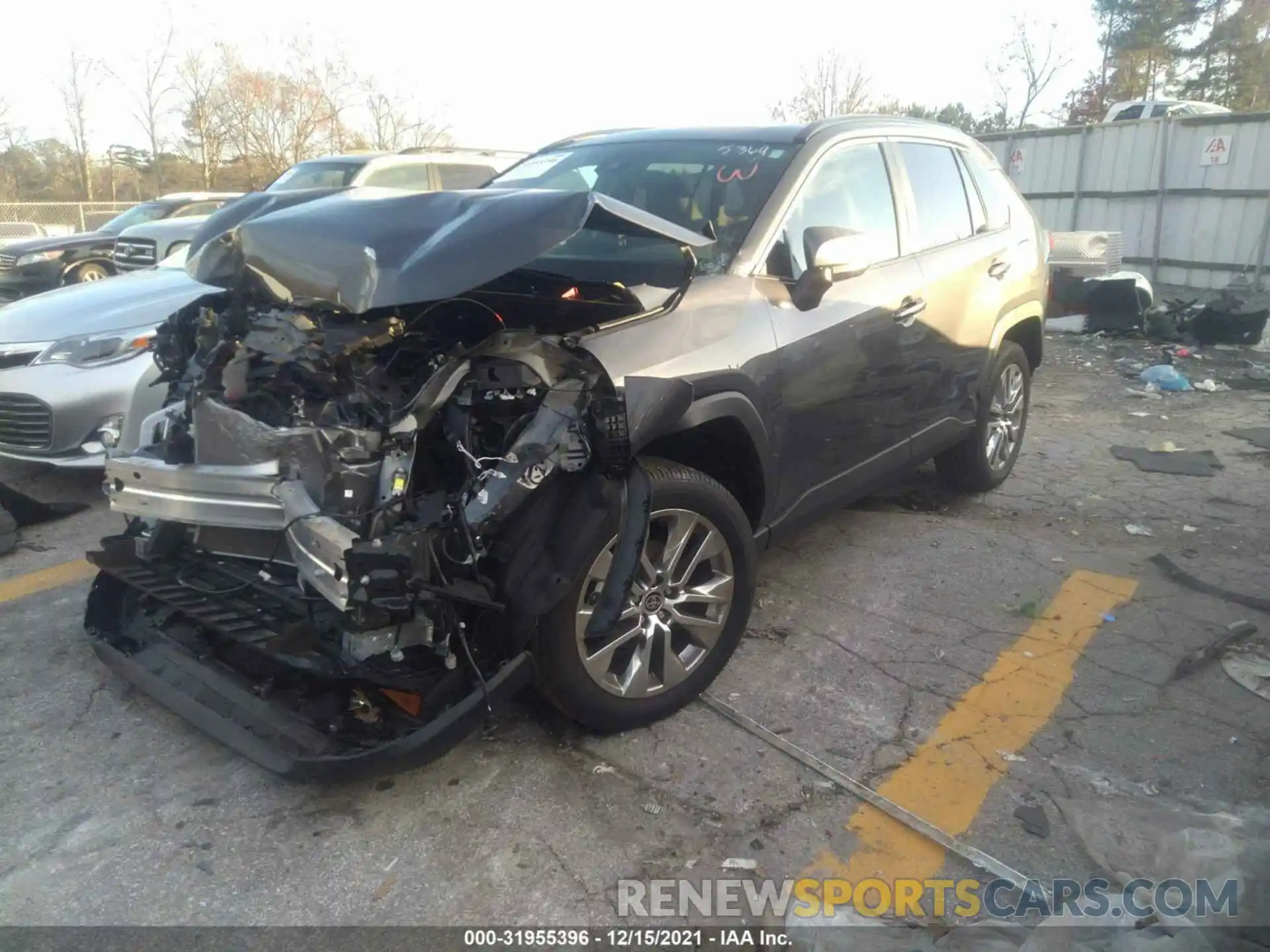 2 Фотография поврежденного автомобиля 2T3A1RFV2MW185369 TOYOTA RAV4 2021