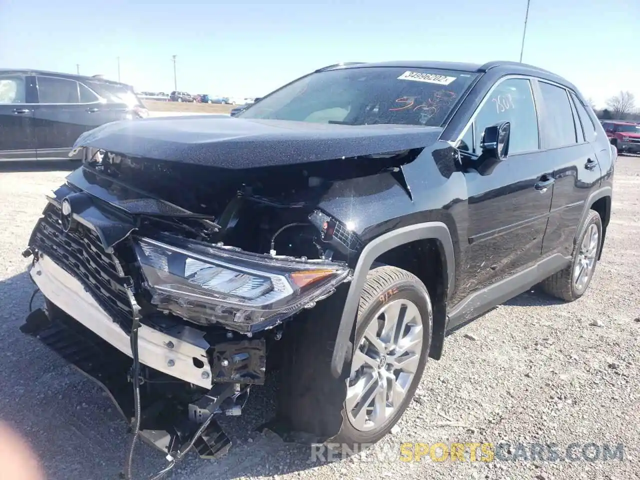 2 Photograph of a damaged car 2T3A1RFV2MW225448 TOYOTA RAV4 2021