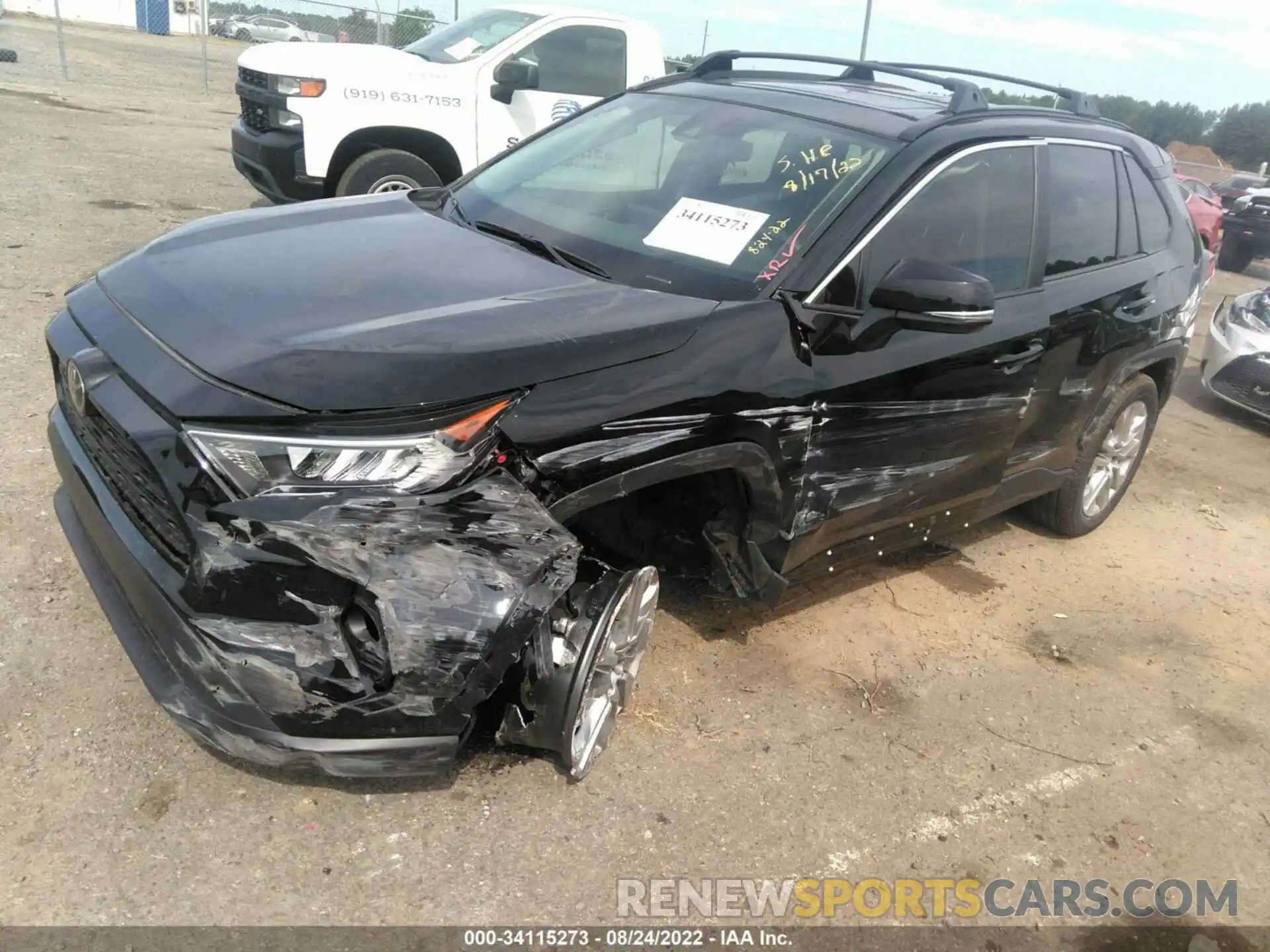 2 Photograph of a damaged car 2T3A1RFV2MW227748 TOYOTA RAV4 2021