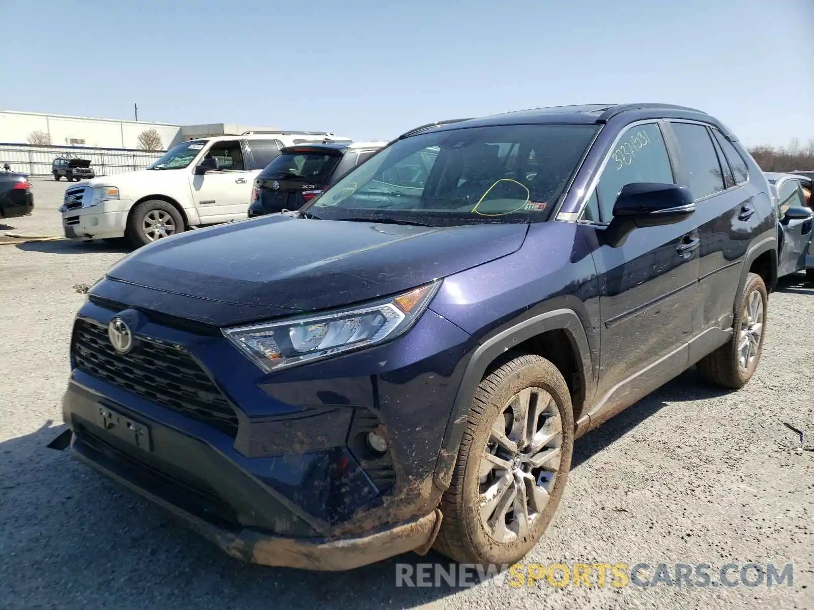 2 Photograph of a damaged car 2T3A1RFV3MW151960 TOYOTA RAV4 2021