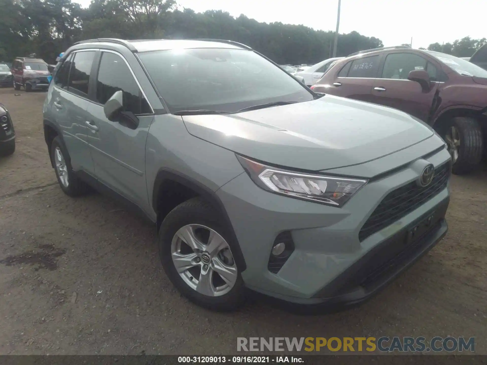 1 Photograph of a damaged car 2T3A1RFV3MW156835 TOYOTA RAV4 2021