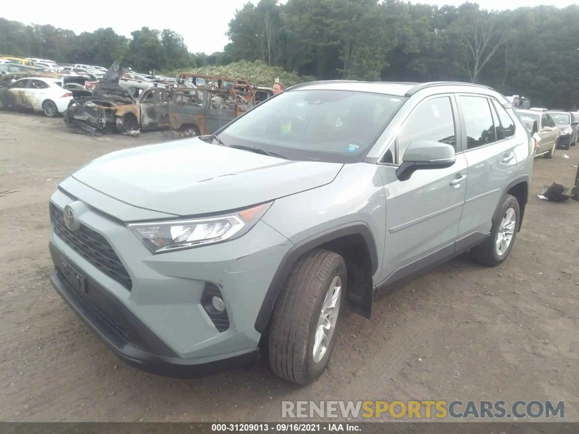 2 Photograph of a damaged car 2T3A1RFV3MW156835 TOYOTA RAV4 2021