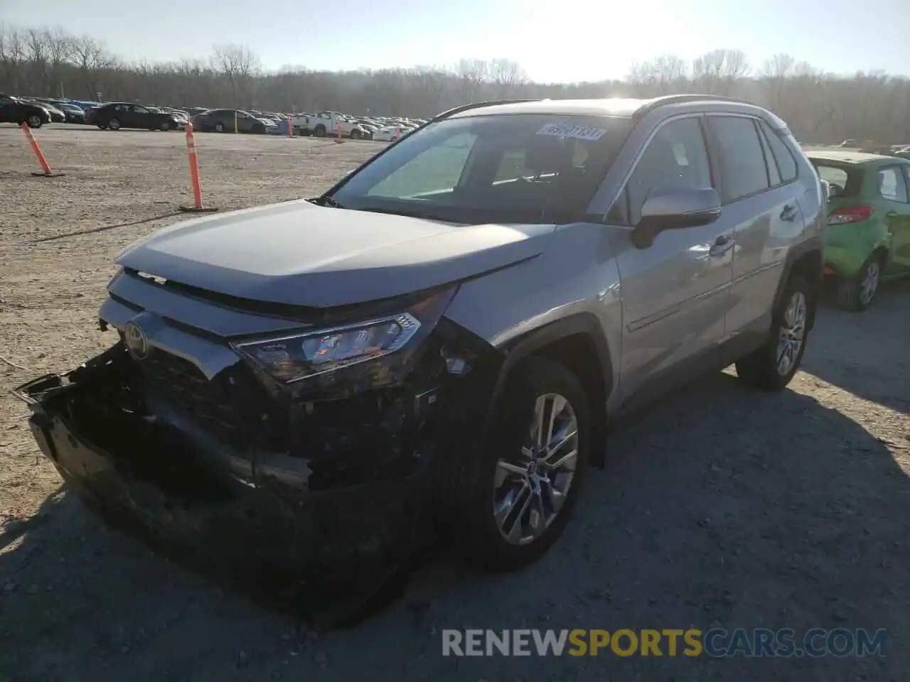 2 Photograph of a damaged car 2T3A1RFV3MW163266 TOYOTA RAV4 2021