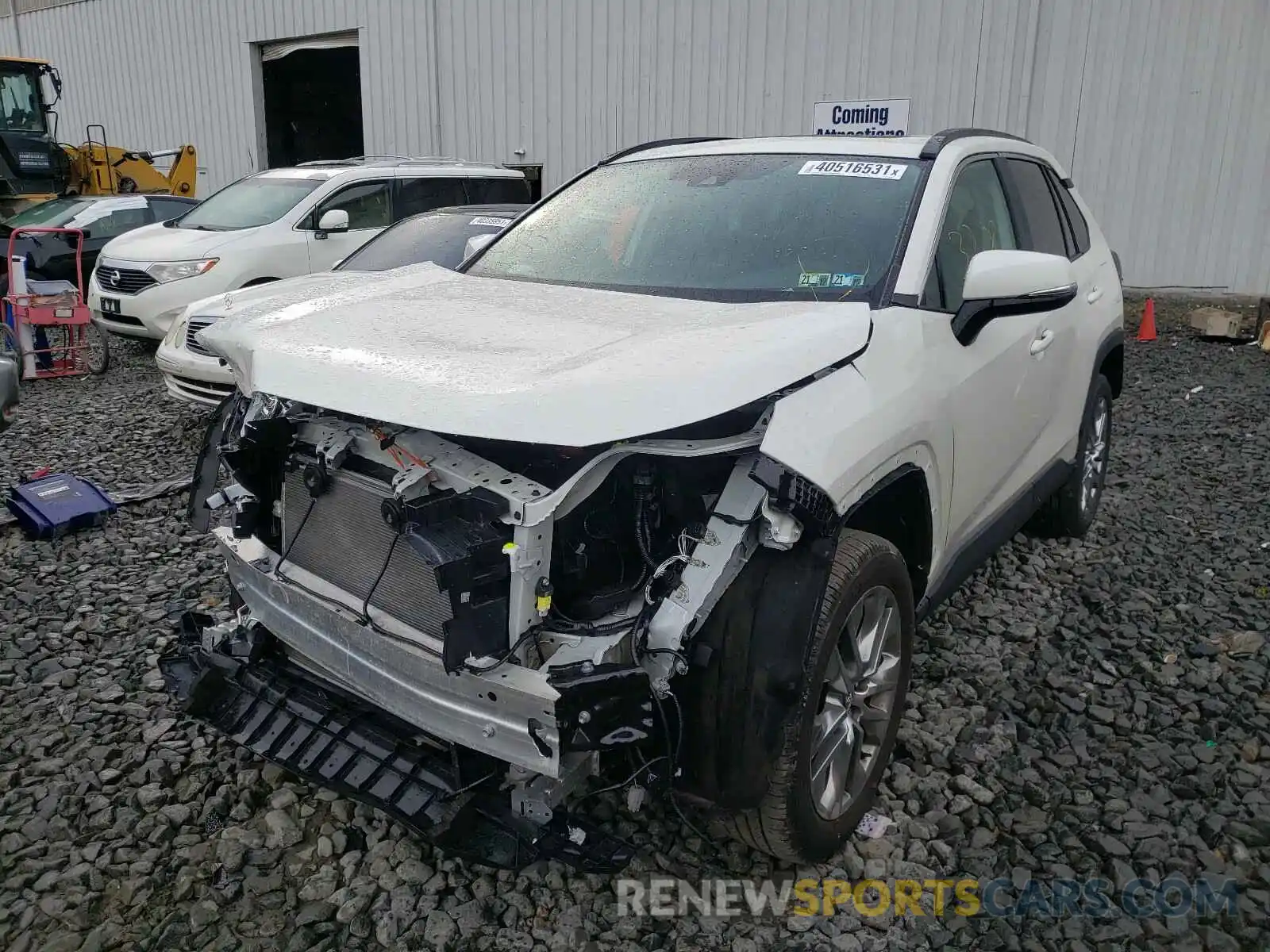 2 Photograph of a damaged car 2T3A1RFV3MW168841 TOYOTA RAV4 2021