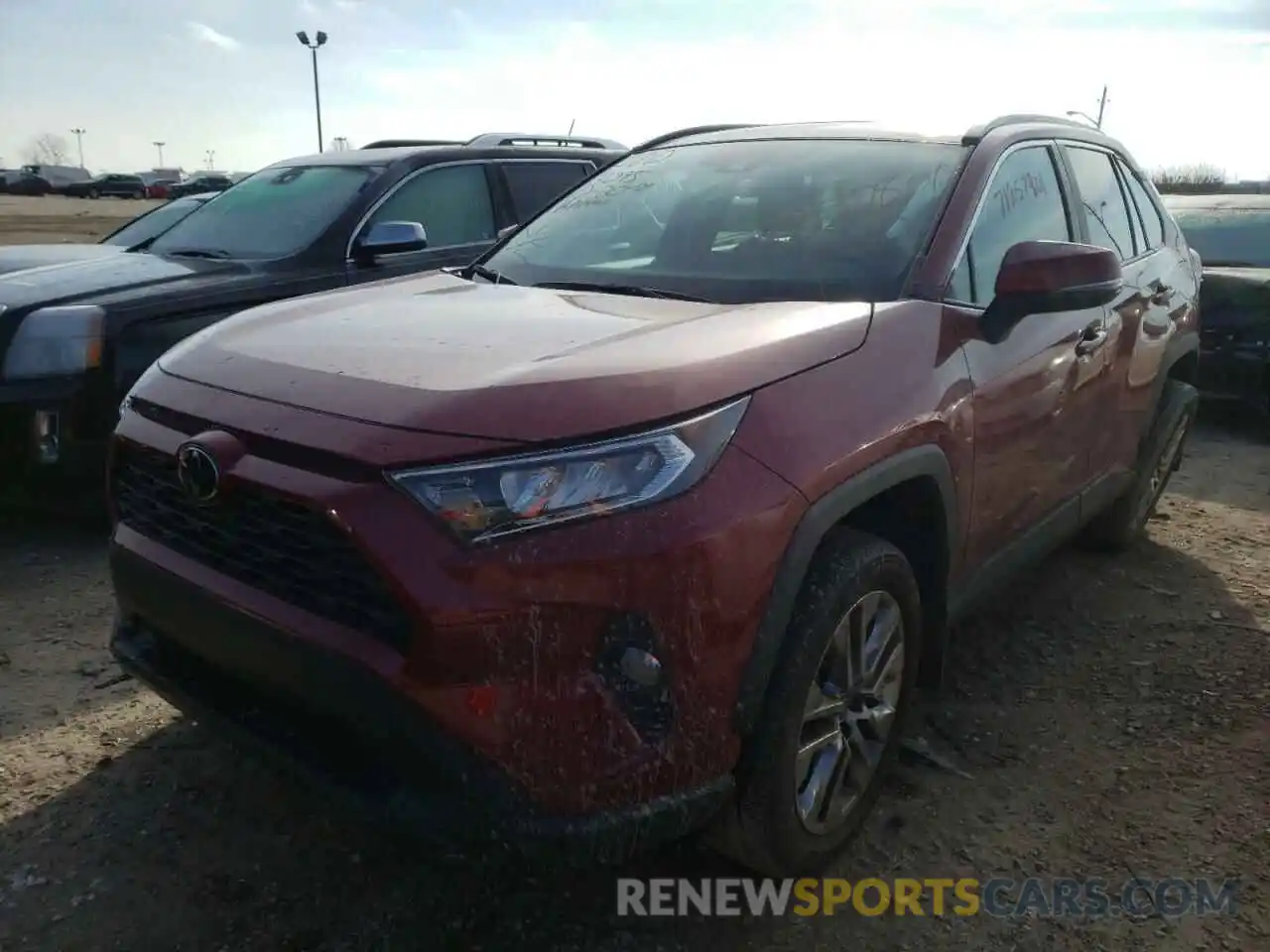 2 Photograph of a damaged car 2T3A1RFV3MW203295 TOYOTA RAV4 2021