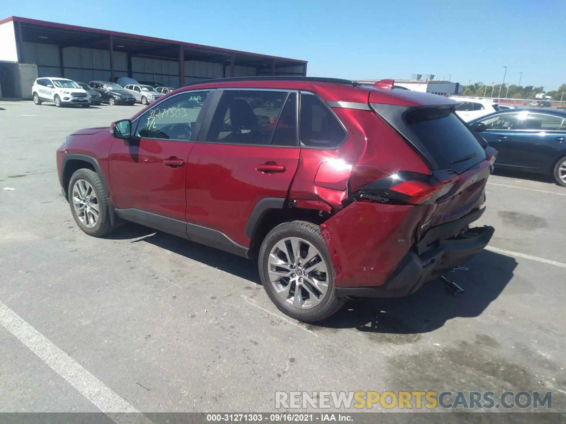 3 Photograph of a damaged car 2T3A1RFV3MW205712 TOYOTA RAV4 2021