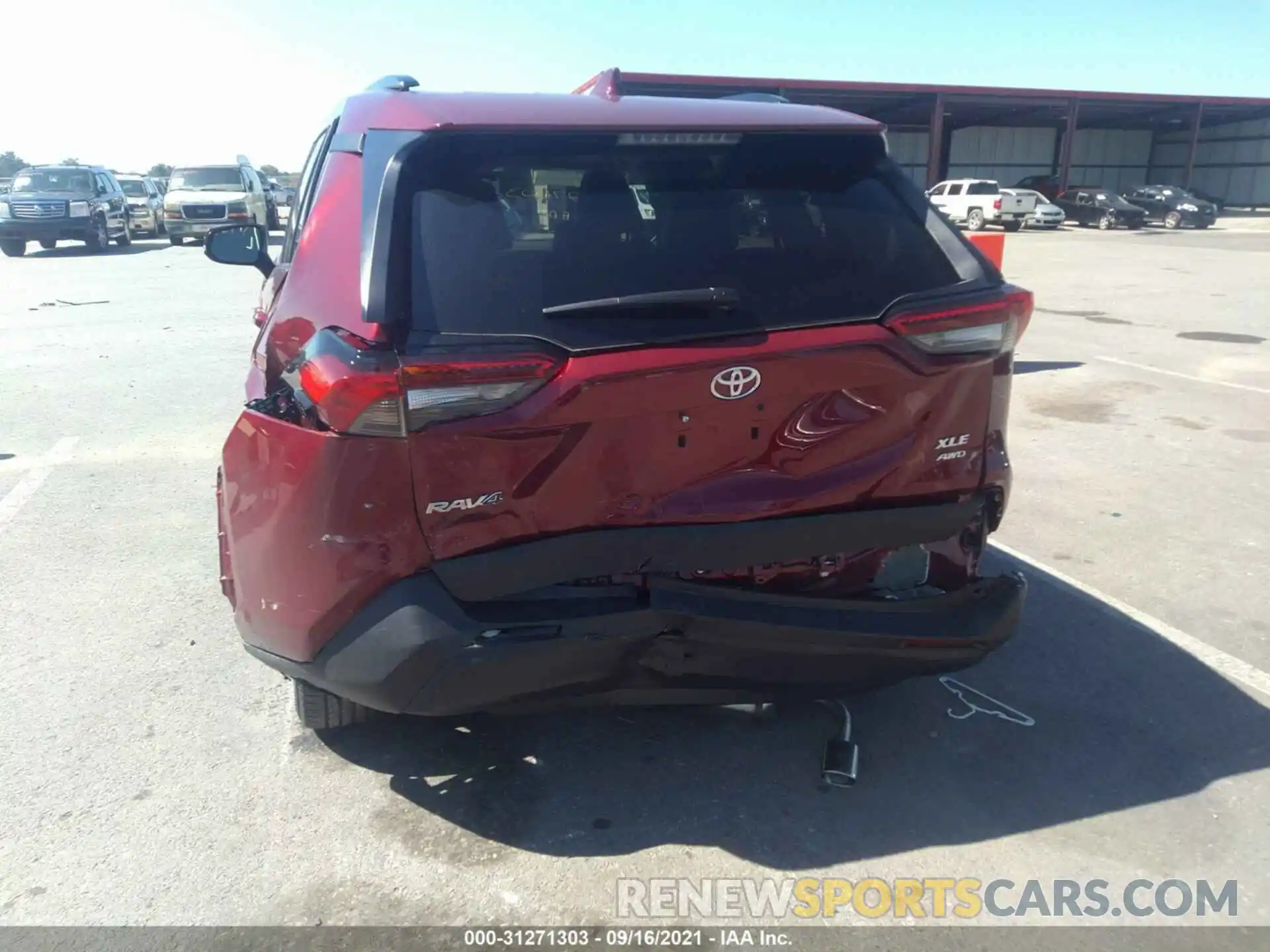 6 Photograph of a damaged car 2T3A1RFV3MW205712 TOYOTA RAV4 2021