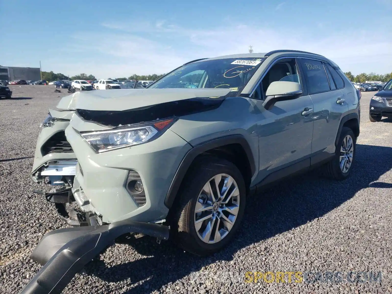 2 Photograph of a damaged car 2T3A1RFV3MW210084 TOYOTA RAV4 2021