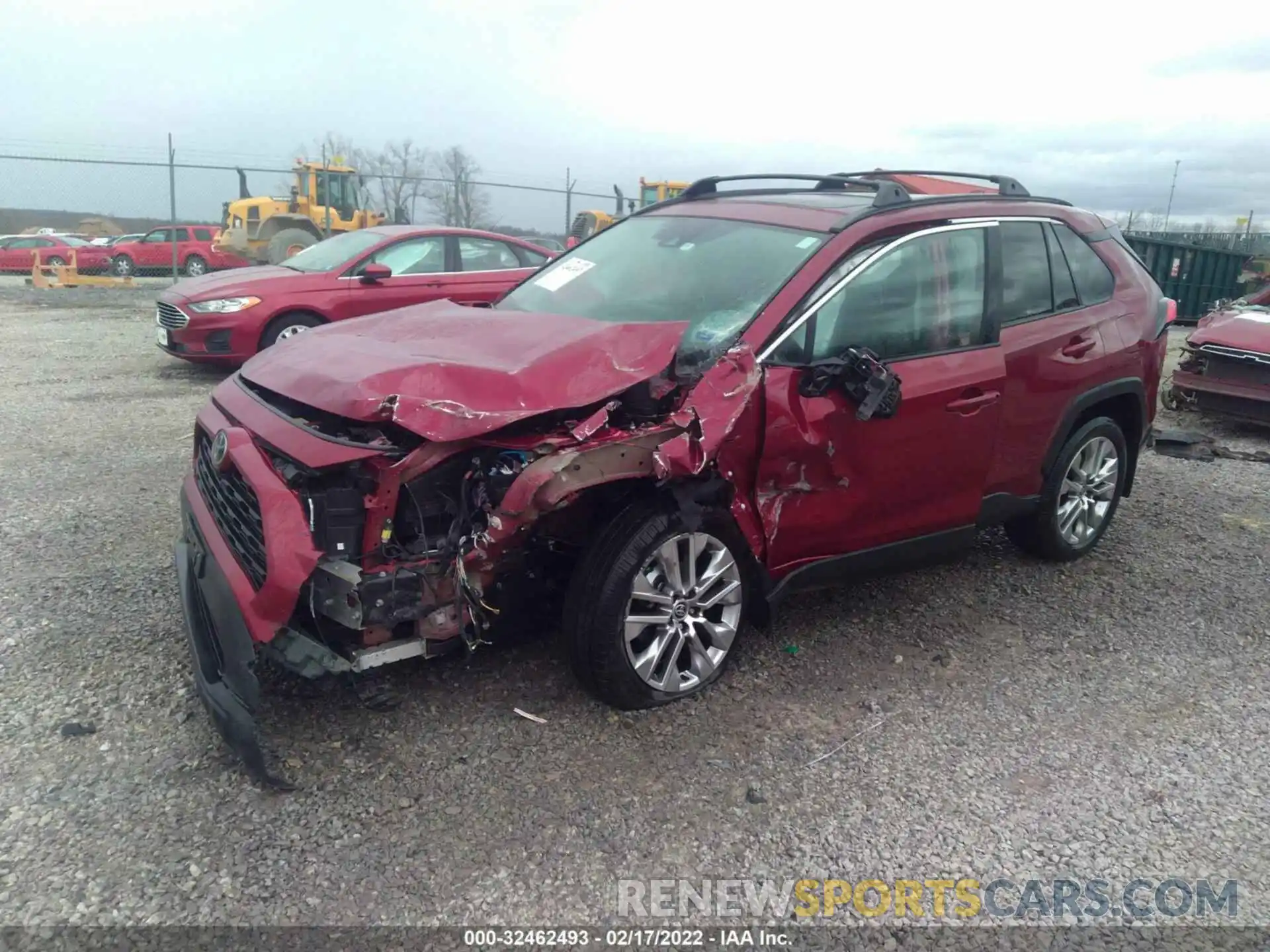 2 Photograph of a damaged car 2T3A1RFV3MW224972 TOYOTA RAV4 2021