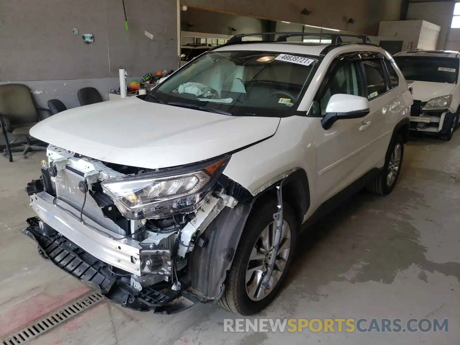 2 Photograph of a damaged car 2T3A1RFV4MW144595 TOYOTA RAV4 2021